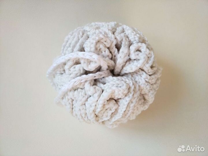 Мочалка-шар ручной работы