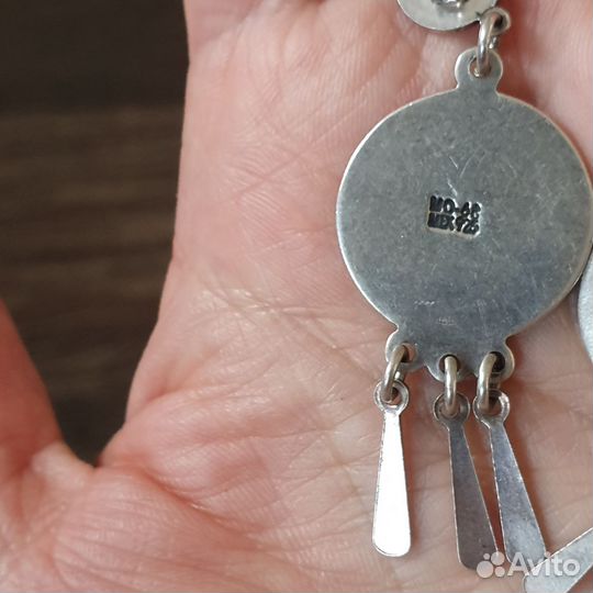 Серьги оригинальные 925 Mexico