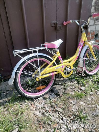 Детский велосипед для девочки, размер колес 20. 20