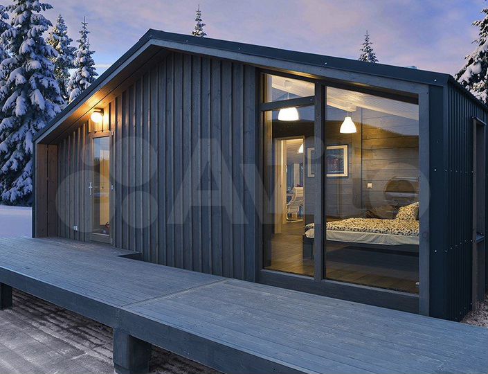 Дом 71 м² на участке 1 сот.