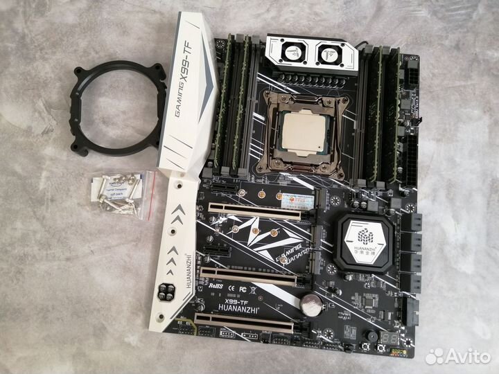 Комплект xeon E5-2697v3 + Huananzhi X99-TF + 16gb