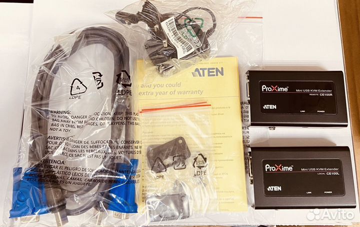 Usb Удлинитель KVM видео по витой паре