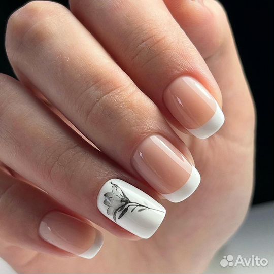 Комбинированный маникюр. м. Академическая. Калинин