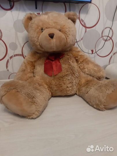 Плюшевый медведь 65см(сидячий)