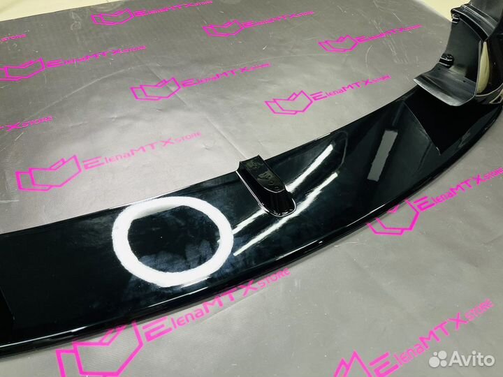 Сплиттер BMW F32 F36 M Performance черный глянец