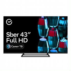 Телевизор Sber SDX-43F2139, 43", FHD RAM 1,5GB