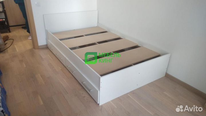 Кровать 120х200 с ящиками