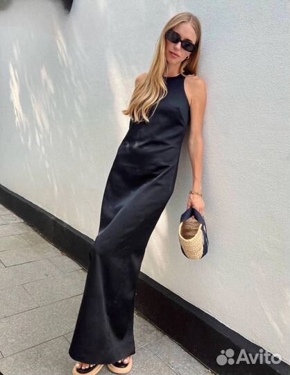 Платье шелковое