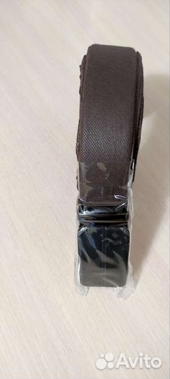 Мужской кожаный ремень черный