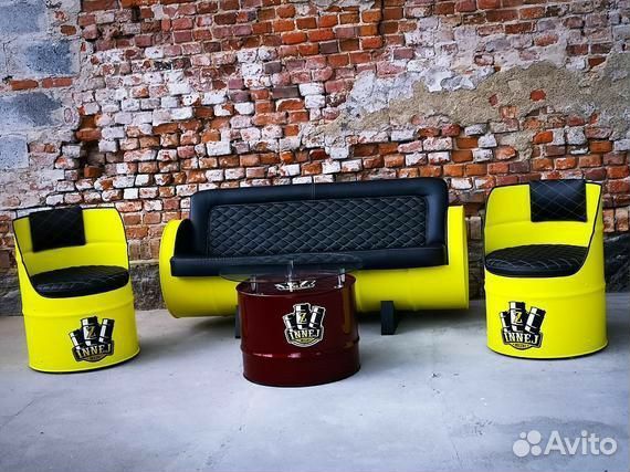 Мебель из бочек