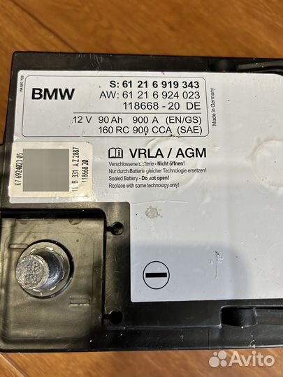 Аккумулятор BMW AGM 90