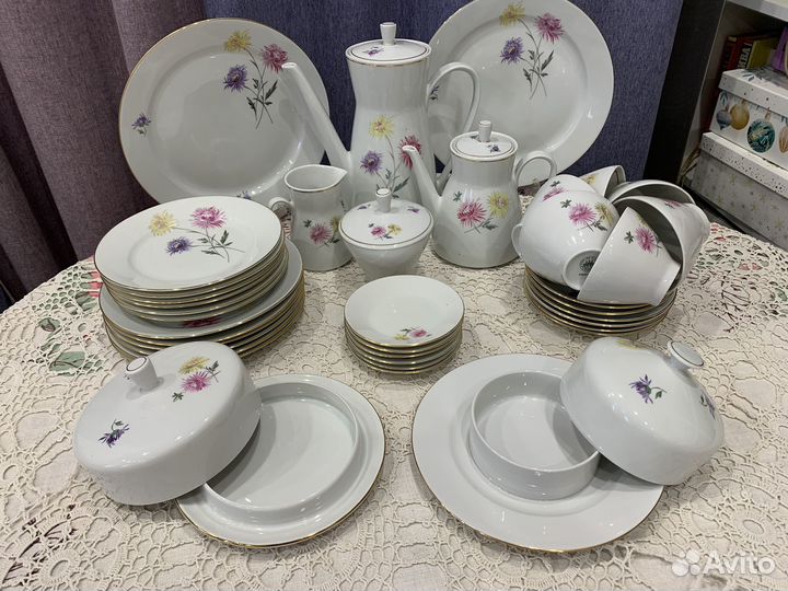 Сервиз Freiberger Хризантемы (Астры)