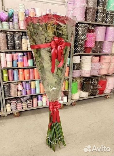 Высокие метровые розы