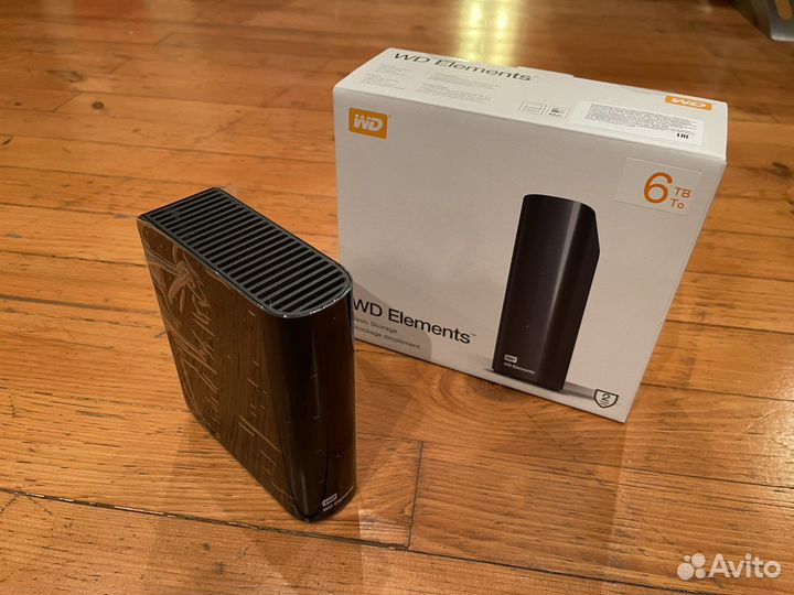 Переносной жёсткий диск HDD WD Elements 6TB