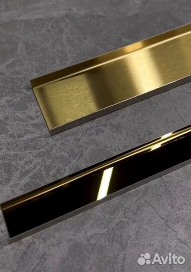 Полоса под латунь для стен, дверей и мебели