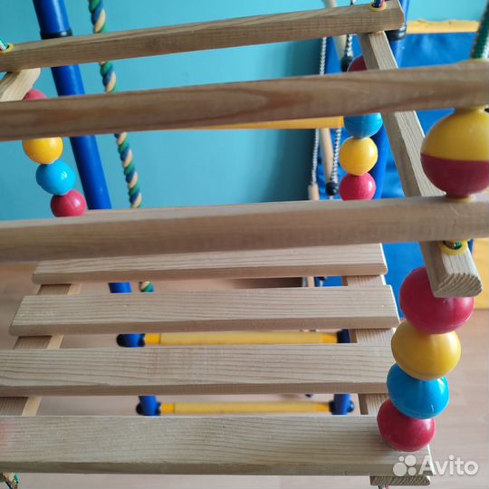 Шведская стенка romana, качели, кольцо баскетбольн