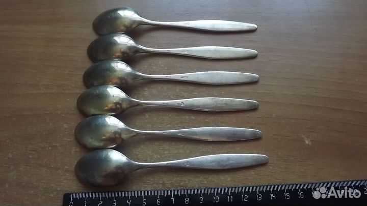 Ложки чайные мельхиор СССР 6шт