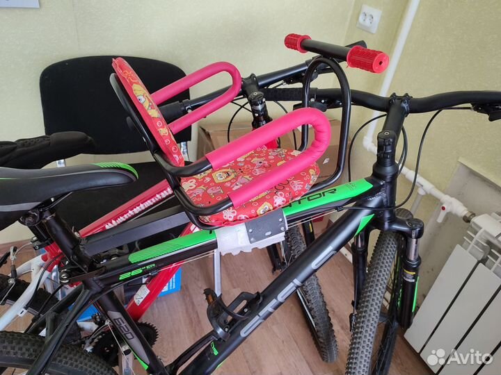 Детское вело кресло на раму или багажник
