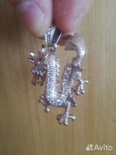 Обменяю Подвеска 925 Дракон с 17 камнями