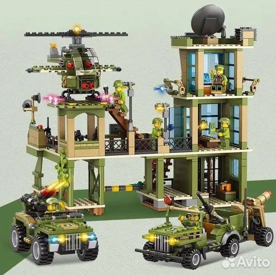 Конструктор Военная база 842 детали