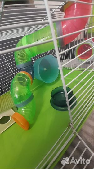 Клетка для хомяка с туннелем