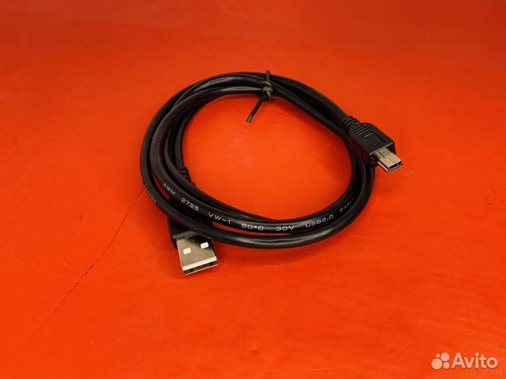 Кабель Perfeo USB A, miniUSB B, 1 м