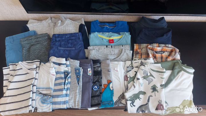 Вещи пакетом на мальчика 116-122