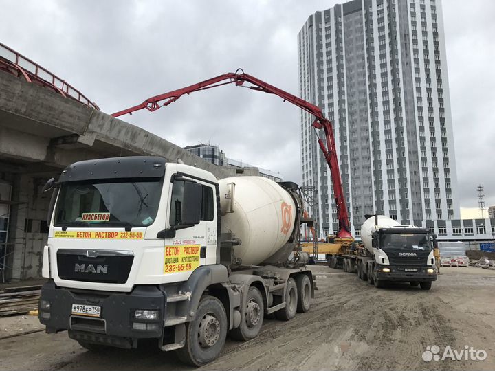 Бетон бетононасос