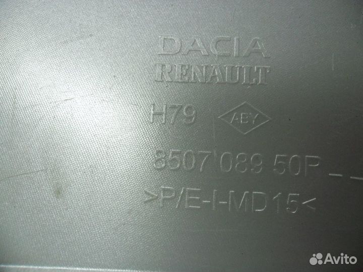 Renault Duster Бампер задний Накладка 2011-15 г