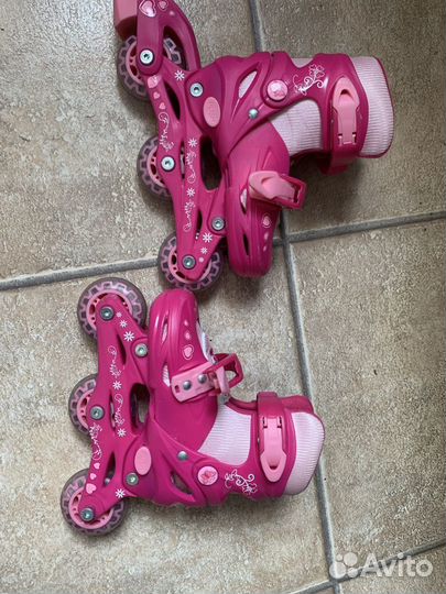 Роликовые коньки детские раздвижные