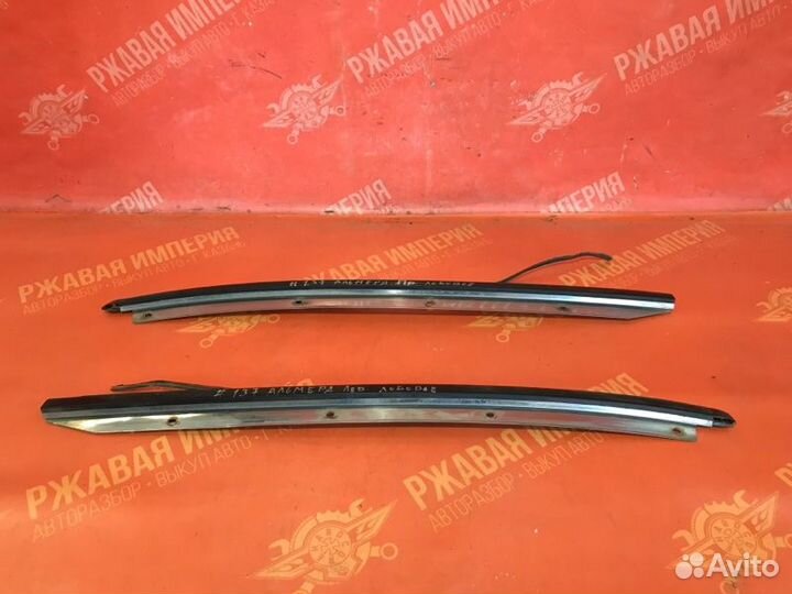 Молдинг накладка стоек передний Nissan Almera N16