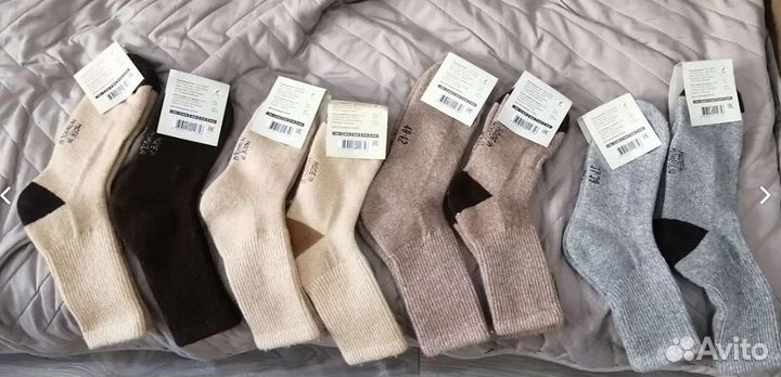 Носки Монгольские из верблюжей шерсти. Новые