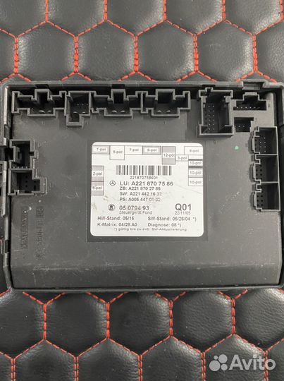 Блок комфорта дверей Mercedes w221