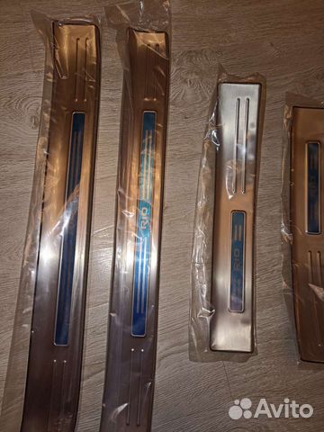 Накладки на пороги KIA rio