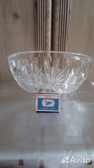 Ваза хрустальная
