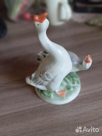 Гуси фарфоровые СССР