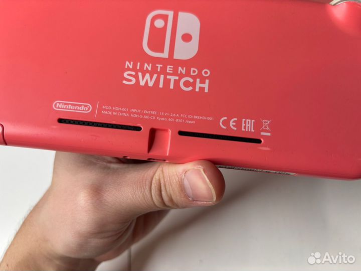Nintendo switch lite с играми