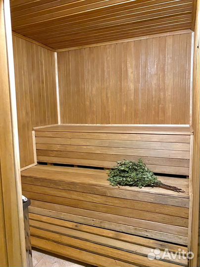 Сауна Гусар с мангальной зоной и бассейном