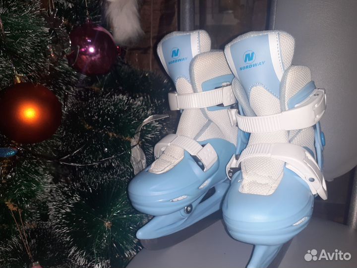 Коньки детские раздвижные 26 29 Nordway