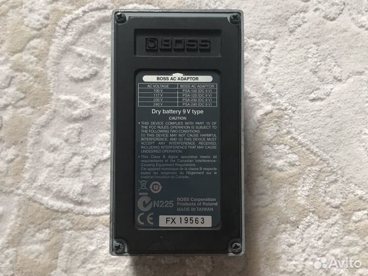 Гитарные педали boss bass chorus ceb 3