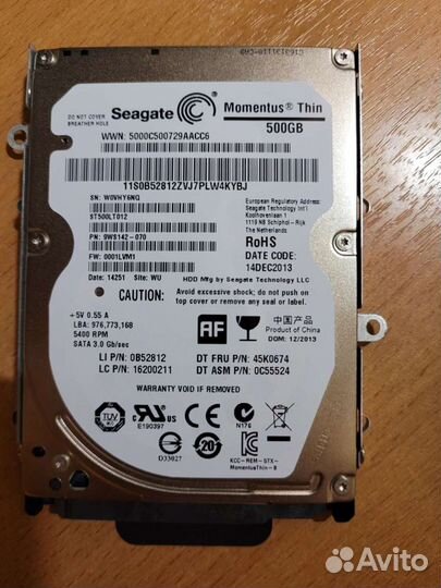 Жесткий диск 500gb Seagate