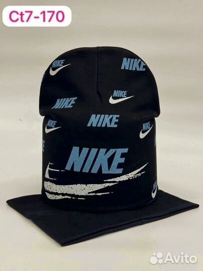 Новый комплект шапка и снуд