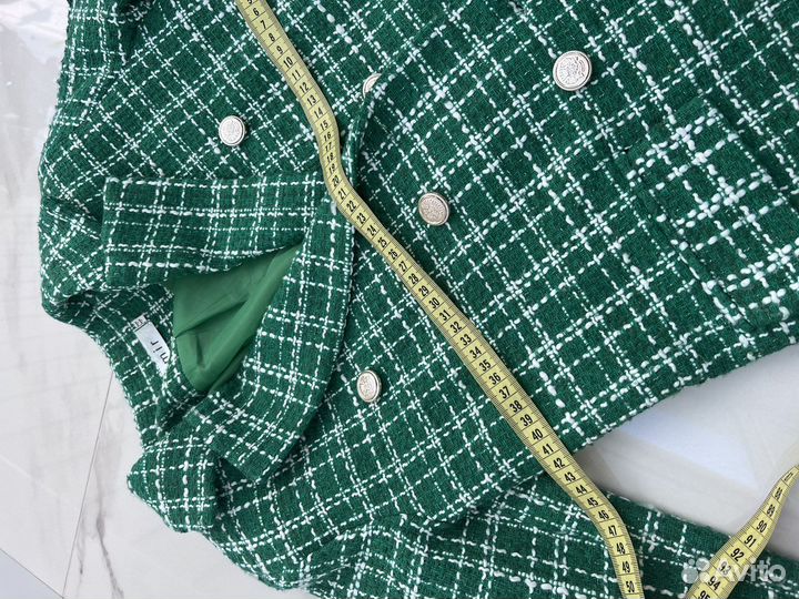 Твидовый пиждак для девочки 152