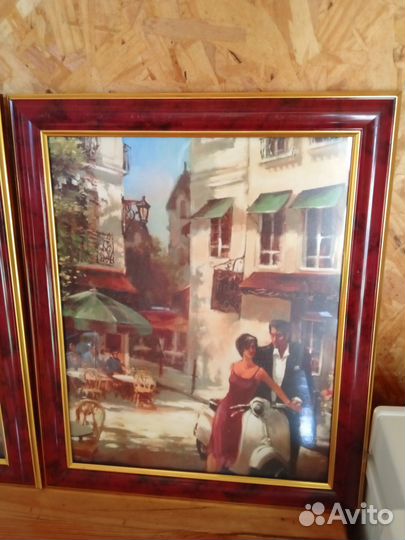 Картины с рамкой венеция 29х35