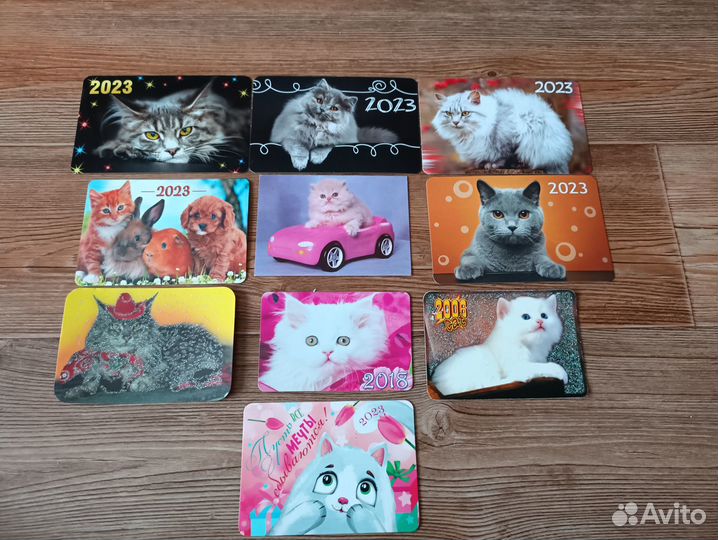 Календарики - кошки, собаки