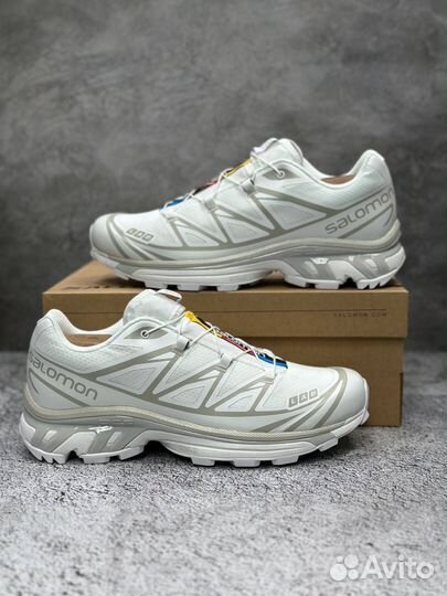 Salomon XT-6 White Lunar Rock