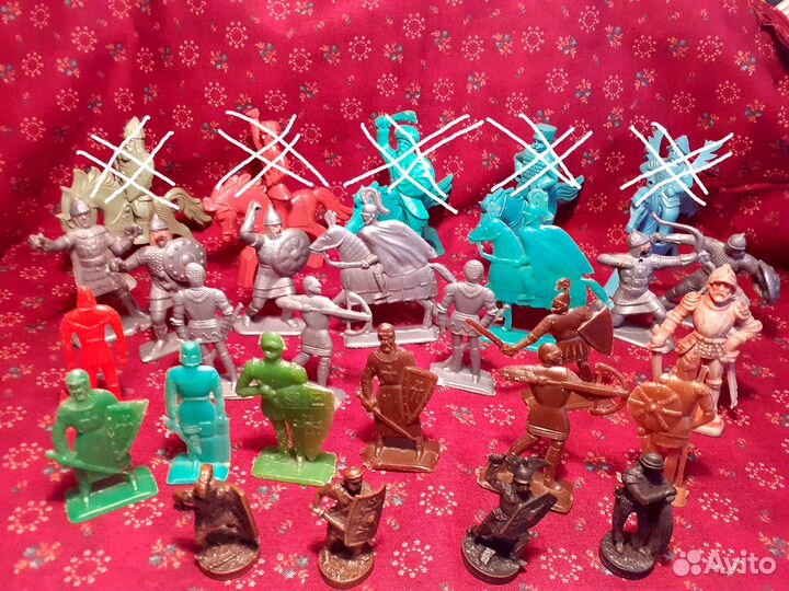 Фигурки: солдатики, рыцари, викинги, пираты и др