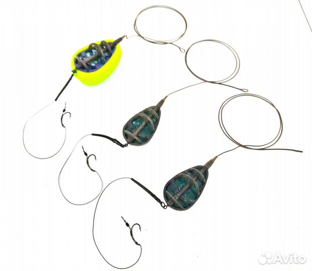 Карповый монтаж с волосом (под бойлы )