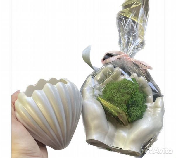 Капшо и ваза для сухоцветов (органайзер)