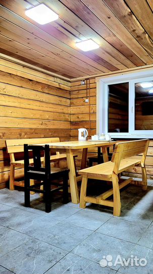 Русская баня на дровах